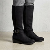 BOTAS SIENA MUJER 4132 SUEDE NEGRO