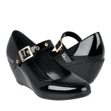 CUÑAS DAMA SIENA 139 CHAROL NEGRO