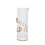 BOTINES DAMA STYLO 4888 SIMIPIEL BLANCO
