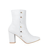 BOTINES MUJER STYLO 4311 SIMIPIEL BLANCO