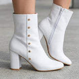 BOTINES MUJER STYLO 4311 SIMIPIEL BLANCO