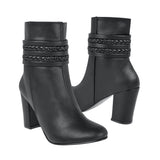 BOTINES STYLO MUJER 4380 SIMIPIEL NEGRO