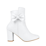 BOTINES STYLO MUJER 4399 SIMIPIEL BLANCO