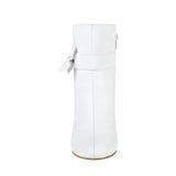 BOTINES STYLO MUJER 4399 SIMIPIEL BLANCO