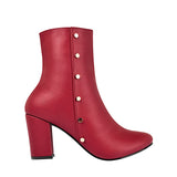 BOTINES STYLO MUJER 4311 SIMIPIEL VINO