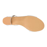 SANDALIAS CASUALES PARA DAMA STYLO 3008 BLANCO