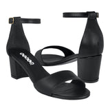 SANDALIAS DAMA STYLO 3008 SIMIPIEL NEGRO