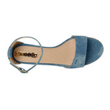 SANDALIAS DAMA STYLO 3008 SIMIPIEL AZUL