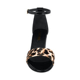 SANDALIAS STYLO MUJER 3008 CHAROL NEGRO