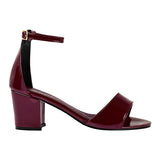 SANDALIAS STYLO MUJER 3008 CHAROL VINO