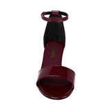 SANDALIAS STYLO MUJER 3008 CHAROL VINO