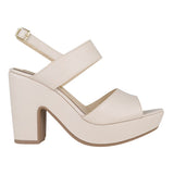 SANDALIAS PARA DAMA STYLO 9014 SIMIPIEL BEIGE