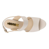 SANDALIAS PARA DAMA STYLO 9014 SIMIPIEL BEIGE