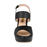 SANDALIAS DAMA STYLO 9014 SIMIPIEL NEGRO