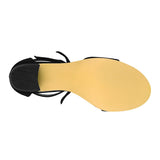 SANDALIAS DAMA STYLO 3021 SUEDE NEGRO