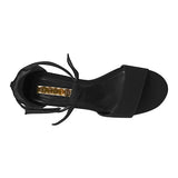 SANDALIAS DAMA STYLO 3021 SUEDE NEGRO