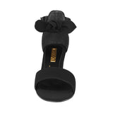 SANDALIAS DAMA STYLO 3021 SUEDE NEGRO