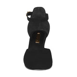 TACONES DAMA STYLO 5382 SUEDE NEGRO