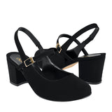 TACONES DAMA STYLO 5381 SUEDE NEGRO