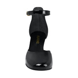 TACONES DAMA STYLO 5382 CHAROL NEGRO