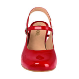 TACONES DAMA STYLO 5381 CHAROL ROJO