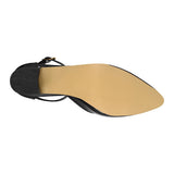TACONES DAMA STYLO 5385 CHAROL NEGRO