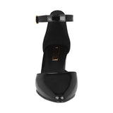 TACONES DAMA STYLO 5385 CHAROL NEGRO