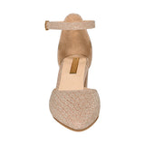 TACONES DAMA STYLO 5385 GLITTER ORO