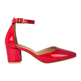 TACONES DAMA STYLO 5385 CHAROL ROJO