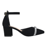 TACONES DE FIESTA STYLO MUJER 5387 SUEDE NEGRO