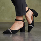 TACONES DE FIESTA STYLO MUJER 5387 SUEDE NEGRO