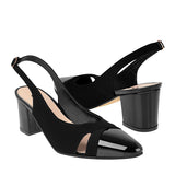 TACONES STYLO MUJER 5395 SUEDE NEGRO