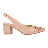 TACONES STYLO MUJER 5686 CHAROL BEIGE
