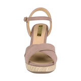 SANDALIAS DAMA STYLO 9021 SUEDE BEIGE