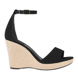 SANDALIAS STYLO MUJER 9009 SUEDE NEGRO
