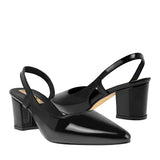 TACONES DAMA SYTLO 1628 CHAROL NEGRO