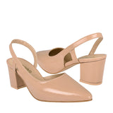 TACONES DAMA STYLO 1628 CHAROL BEIGE