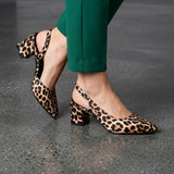 TACONES STYLO MUJER 1628 TEXTIL CAFÉ