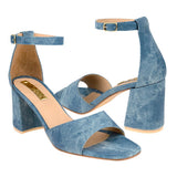 SANDALIAS DAMA STYLO 30010 SIMIPIEL AZUL