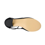 TACONES DAMA SIENA 4313 SUEDE NEGRO