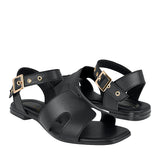 SANDALIAS DAMA SIENA 2390 SIMIPIEL NEGRO