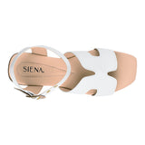 SANDALIAS DAMA SIENA 2390 SIMIPIEL BLANCO