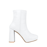 BOTINES STYLO MUJER 7423 SIMIPIEL BLANCO
