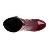 BOTINES STYLO MUJER 7423 CHAROL VINO