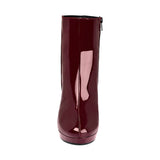 BOTINES STYLO MUJER 7423 CHAROL VINO