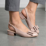 TACONES CASUALES SIENA MUJER 7400 CHAROL BEIGE