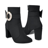 BOTINES SIENA MUJER 4133 SUEDE NEGRO