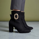 BOTINES SIENA MUJER 4133 SUEDE NEGRO