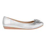 ZAPATOS CASUALES DAMA STYLO DN286 SIMIPIEL PLATA