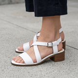 SANDALIAS STYLO MUJER E407 SIMIPIEL BLANCO